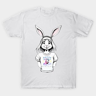 Girl Bunny Shirt T-Shirt